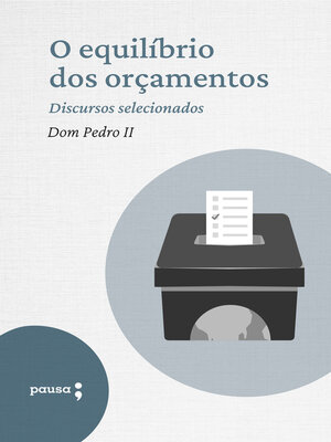 cover image of O equilíbrio dos orçamentos--discursos selecionados